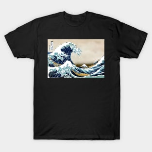 Great wave pixel T-Shirt